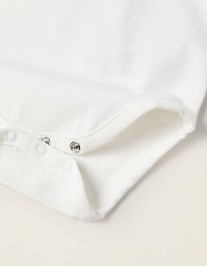 Bodysuit with Peter Pan Collar for Newborns 'Winnie the Pooh', White