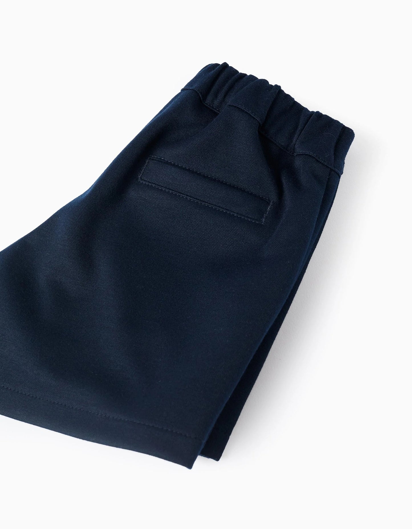 Knitted Pleated Skort for Girls, Dark Blue