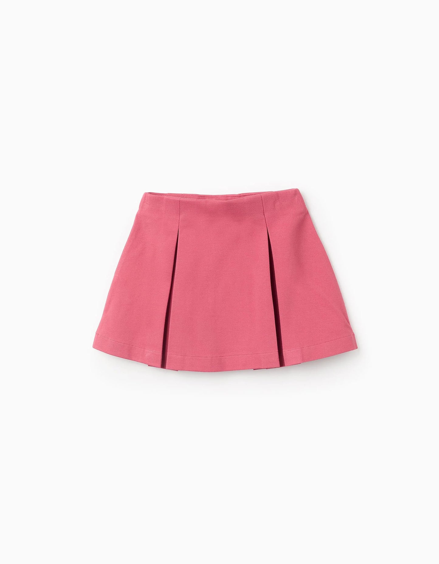 Roma Knit Pleated Skirt for Girls, Pink