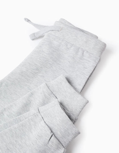 Carded Tracksuit for Baby Boys 'Shapes', Red/Grey