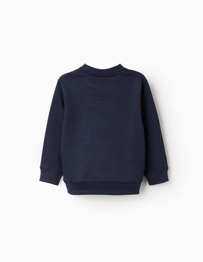 Brushed Sweatshirt for Boys 'Solna', Blue