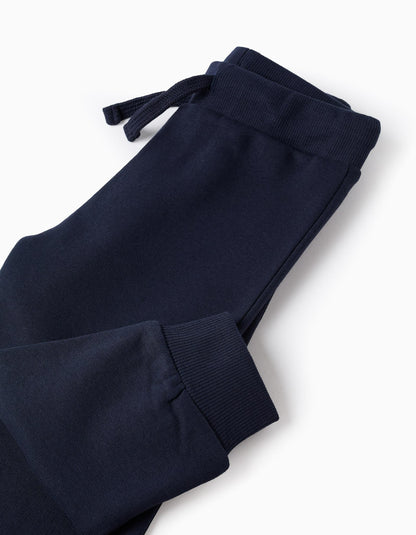 Cotton Tracksuit for Baby Boys 'Mickey', Blue/White/Green