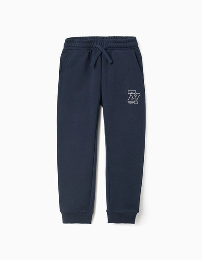 Drawstring Joggers for Boys 'ZY Archives' , Dark Blue