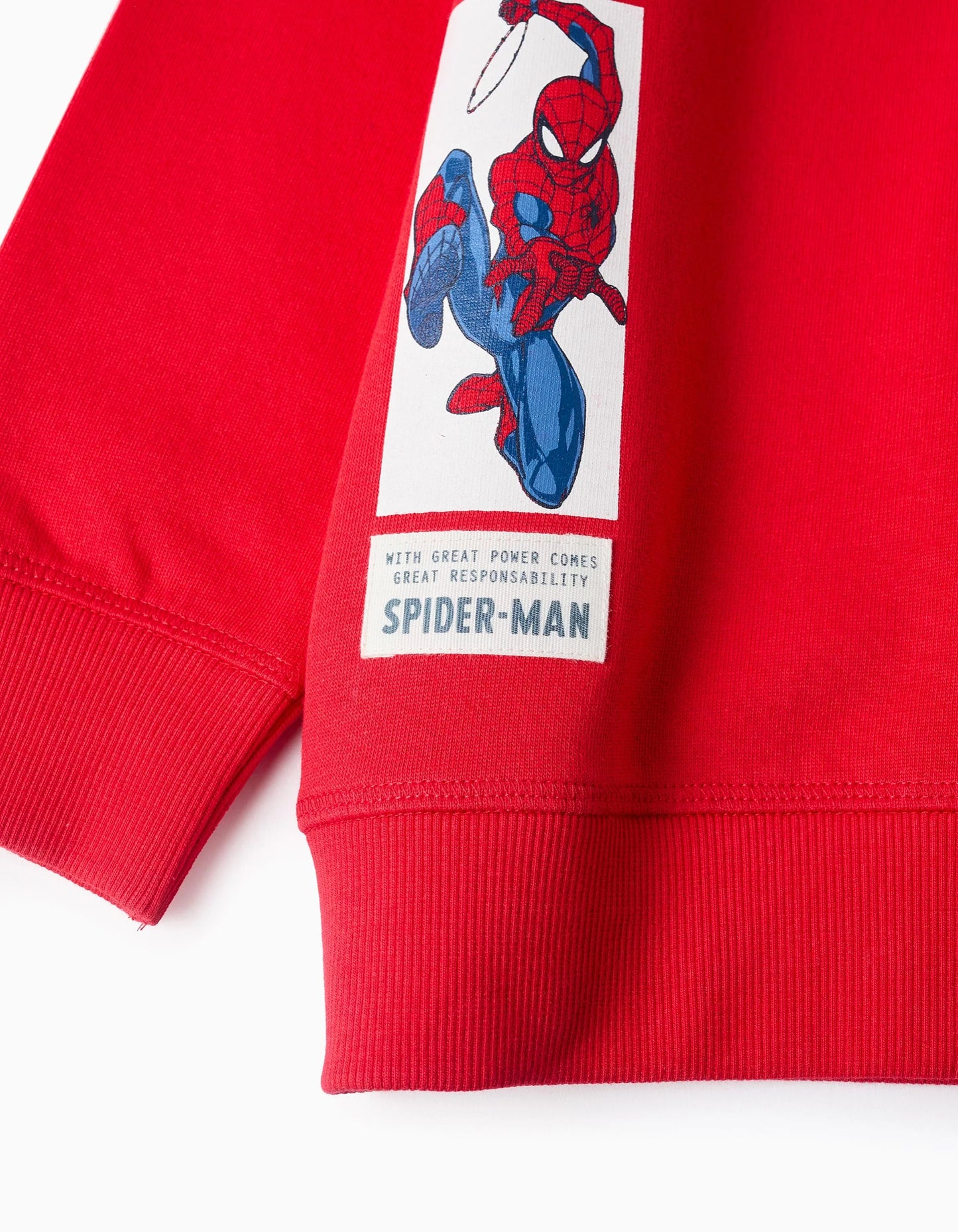 Cotton Sweatshirt for Boys 'Spider-Man', Red