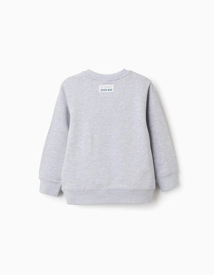 Sweatshirt with Print for Boys 'Spider-Man', Grey