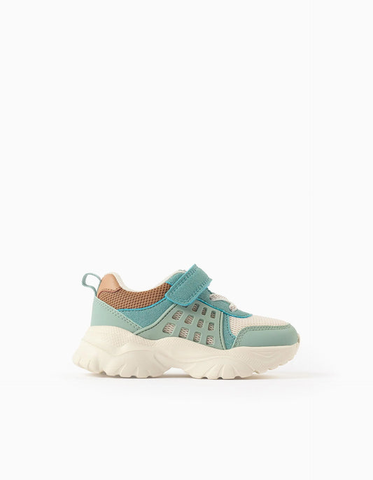 Superlight Runner Trainers for Baby Boys, Blue/Camel