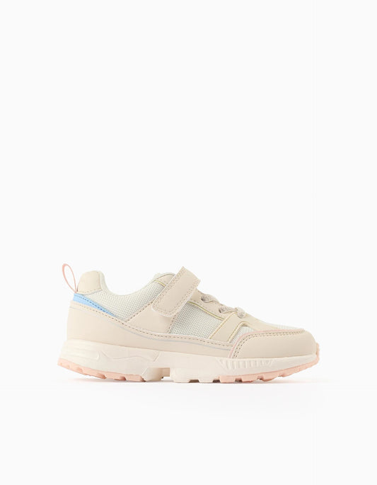 Lurex Trainers for Girls 'Superlight Runner', Beige