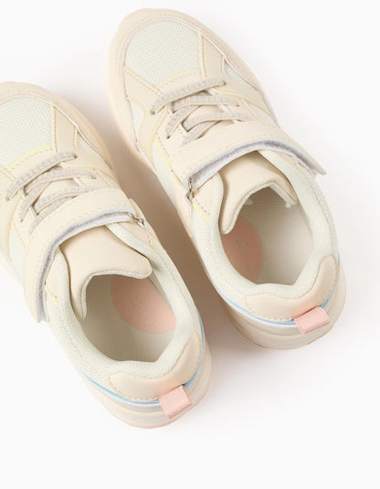 Lurex Trainers for Girls 'Superlight Runner', Beige