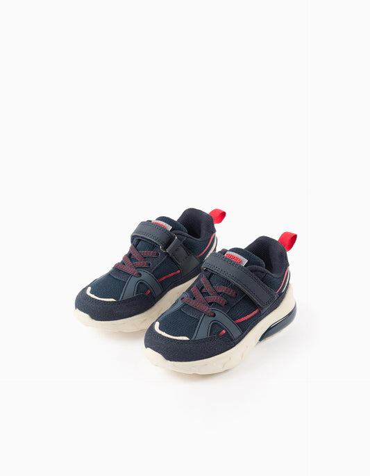 Superlight Runner Light-Up Trainers for Baby Boys, Dark Blue