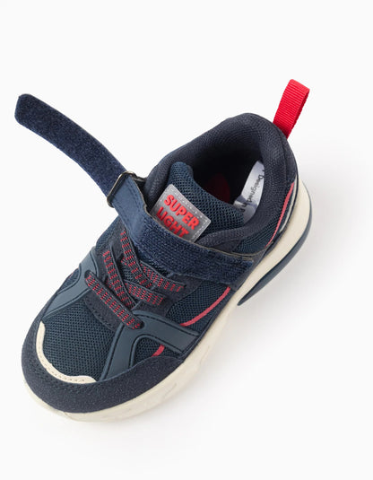 Superlight Runner Light-Up Trainers for Baby Boys, Dark Blue
