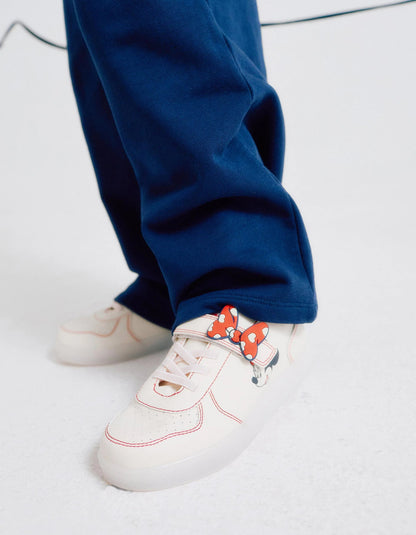Light-Up Trainers for Girls 'Minnie', Beige/Red