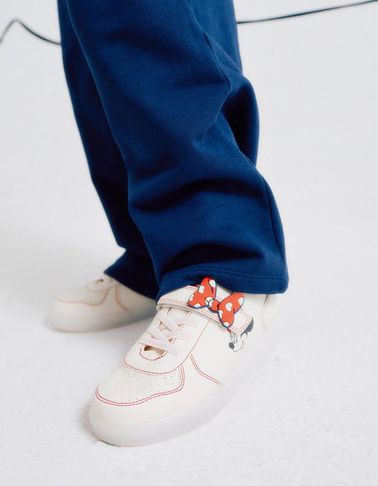 Light-Up Trainers for Girls 'Minnie', Beige/Red