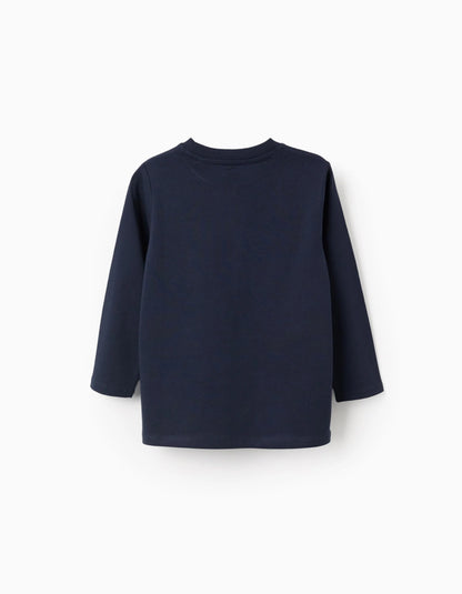 Pack of 2 Long Sleeve T-shirts for Boys 'Stockholm', Green/Blue