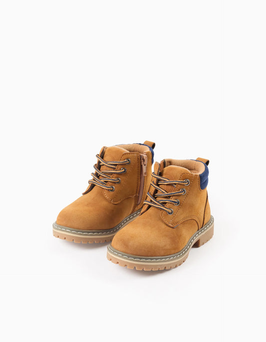 Mountain Boots for Baby Boys 'ZY 96', Camel/Blue