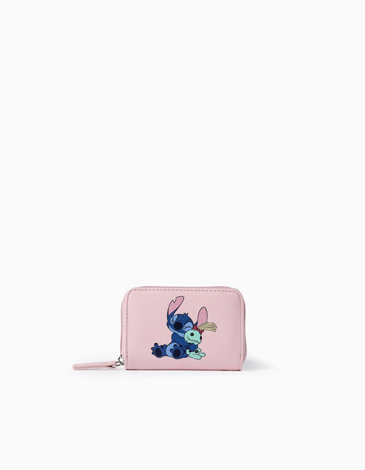 Wallet with Prints for Girls 'Stitch & Scrump', Pink