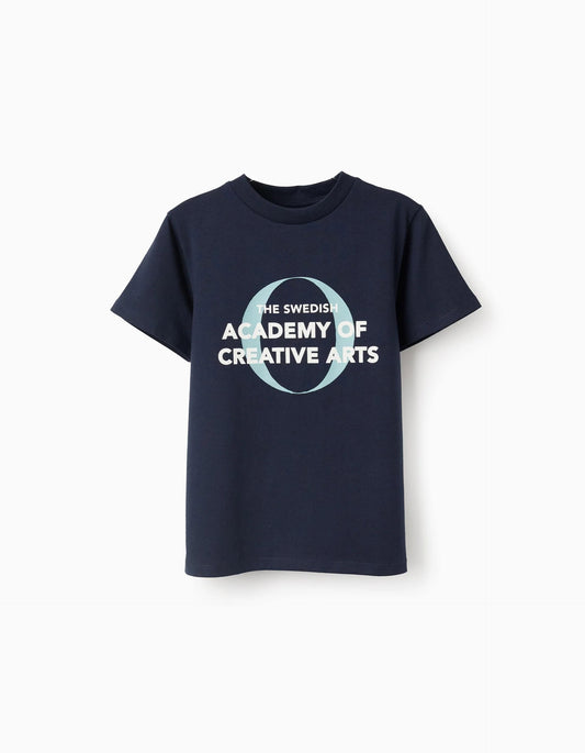 Cotton T-shirt for Boys 'Swedish', Blue
