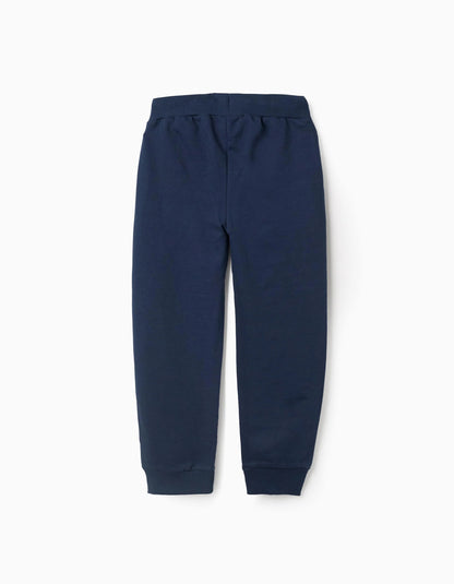 Cotton Joggers for Boys 'Sonic & Friends', Dark Blue