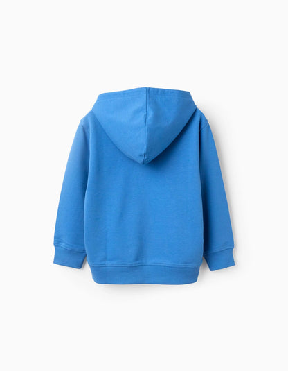Cotton Hoodie for Boys 'Pikachu', Blue
