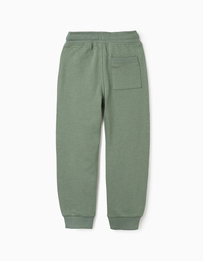 Joggers with Sealed Pockets for Boys 'Slim', Green