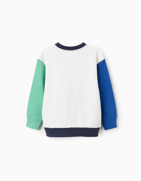 Cotton sweatshirt for boys 'Spider-Man', multicolour