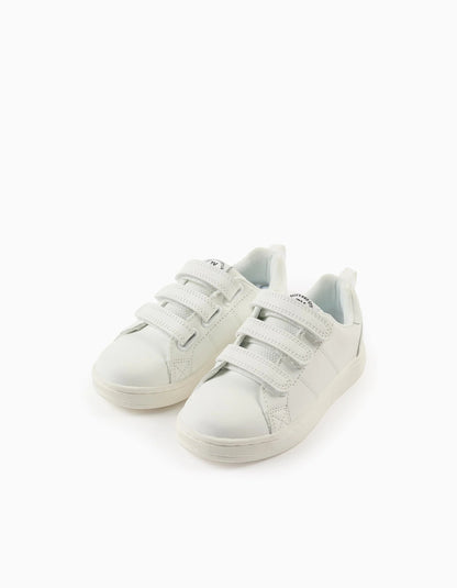 Touch Fastening Trainers for Children 'ZY 1996', White