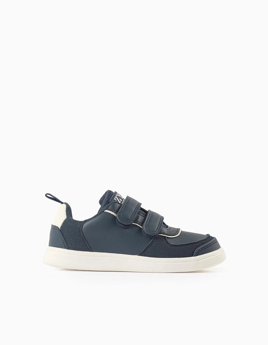 ZY Superlight Runner Combined Casual Trainers for Boys, Dark Blue