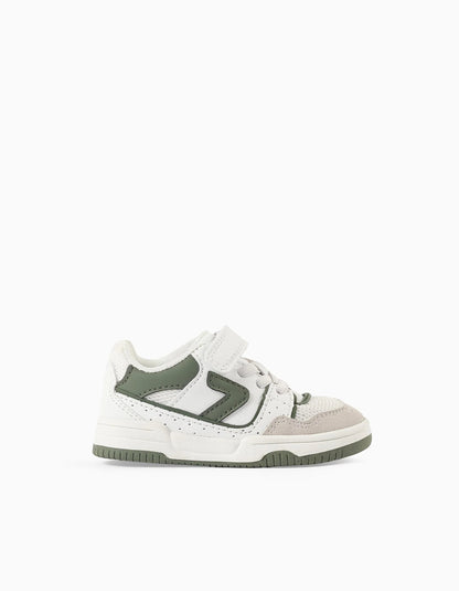 Touch-fastening Trainers for Baby Boys 'ZY Move', White/Green