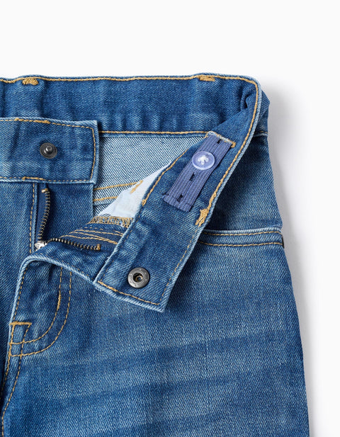 Straight Fit Jeans for Boys, Blue