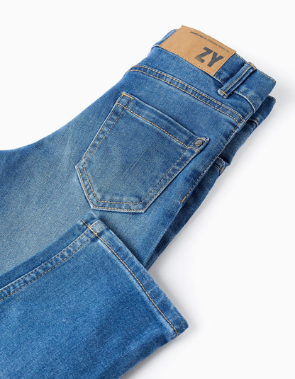 Straight Fit Jeans for Boys, Blue