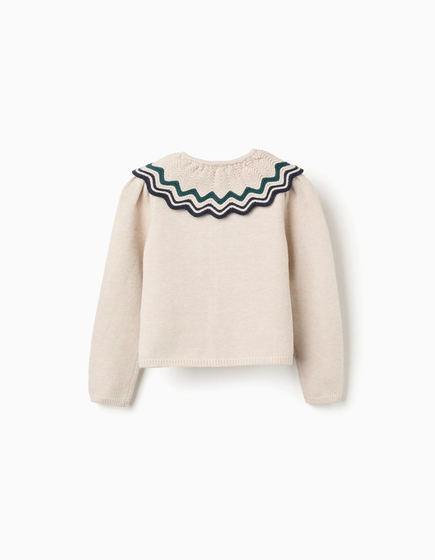 Knit Cardigan with Maxi Collar You&Me for Girls, Multicolour