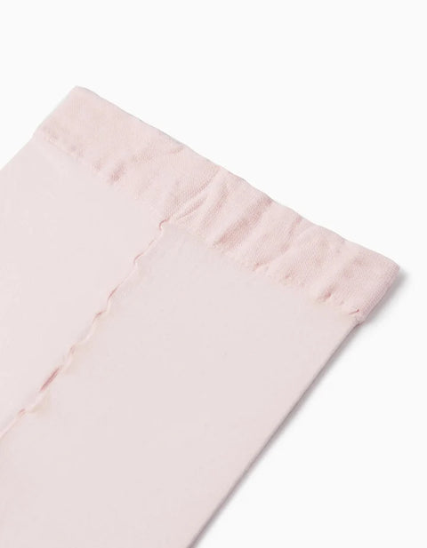 Microfibre Tights for Girls, Light Pink