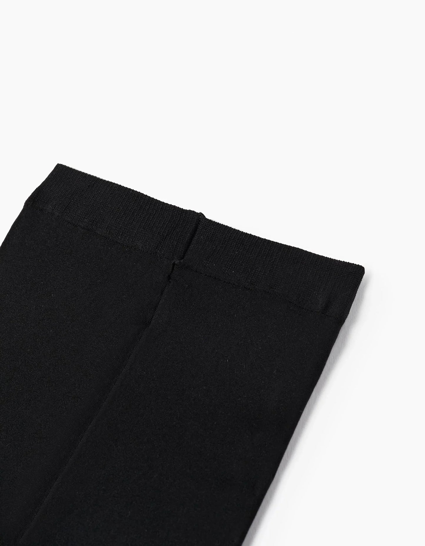 Pack of 2 40Den Microfiber Tights for Girls, Black