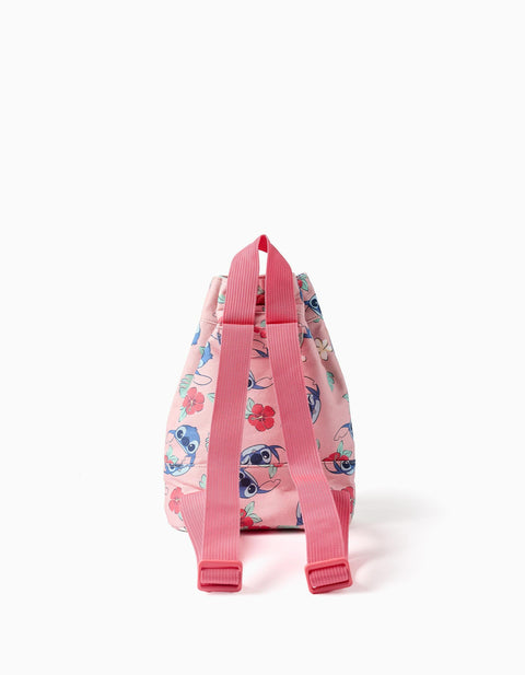Stitch Bag with Shoulder Straps for Girls, Pink