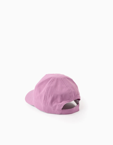 Cotton Twill Cap for Babies and Girls, Lilac