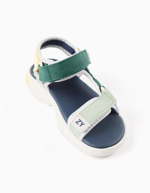 Superlight Sandals with Touch-Fastening Straps for Boys, Multicolour