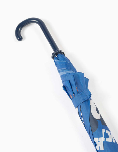 Automatic Umbrella with Mickey Print for Babies and Boys, Blue