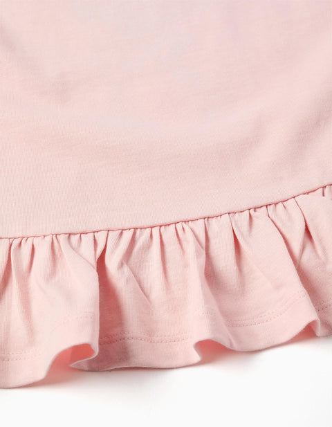 Long Sleeve T-Shirt with Minnie Print for Babies and Girls, Pink