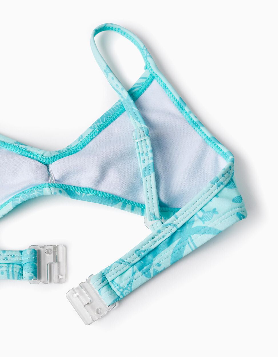 2 Bikinis for Girls 'Seashell Corals', Aqua Green